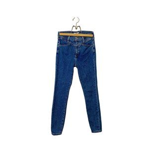 Tommy Hilfiger High Rise Blue Denim Skinny High Rise Curve Legging Jeans Size 0